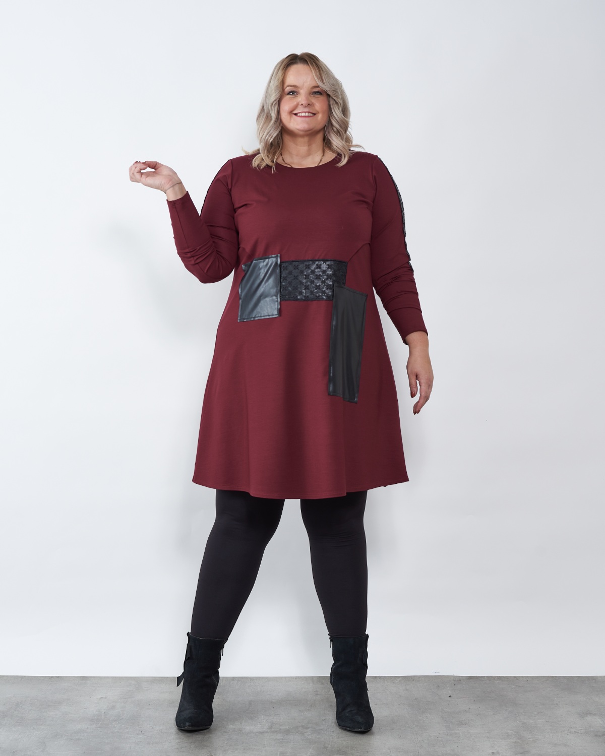 HALJINA ALISA BURGUNDY - Slika 6