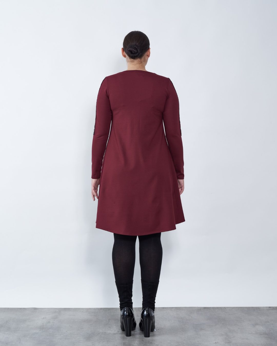 HALJINA ALISA BURGUNDY - Slika 3