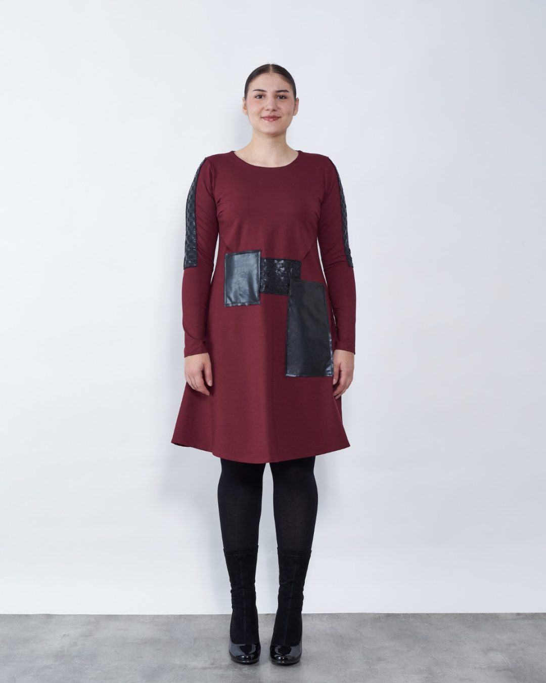 HALJINA ALISA BURGUNDY - Slika 2
