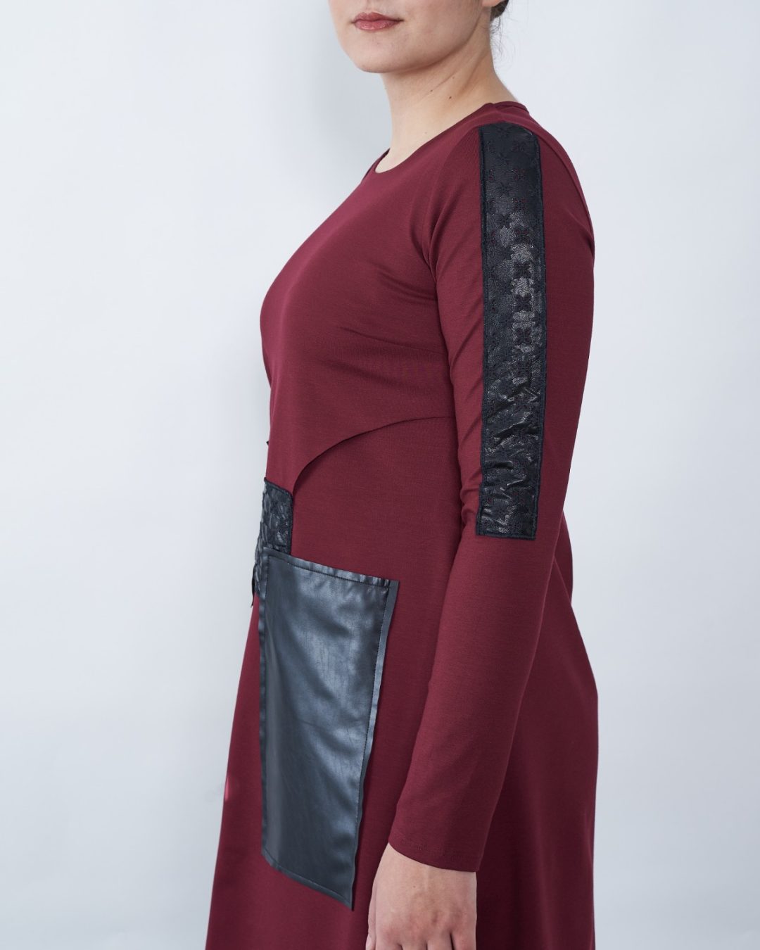 HALJINA ALISA BURGUNDY - Slika 5